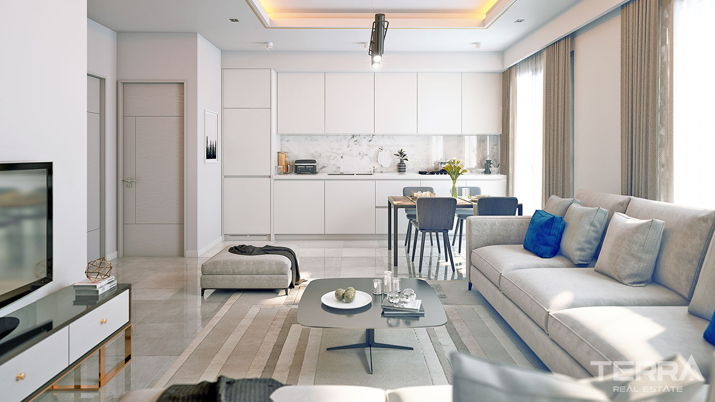 Sea View Alanya Apartments Suitable for Citizenship in Kargıcak - 68837