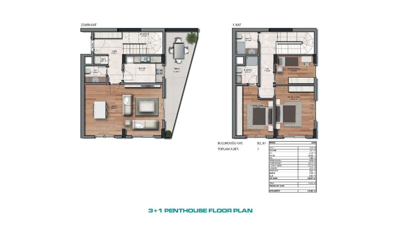 Elegant Apartments with Investment Potential in Küçükçekmece, Istanbul - 68893