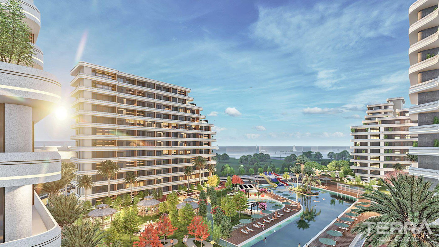Affordable Sea View Apartments 550 m to the Beach in Mersin Tömük - 68986