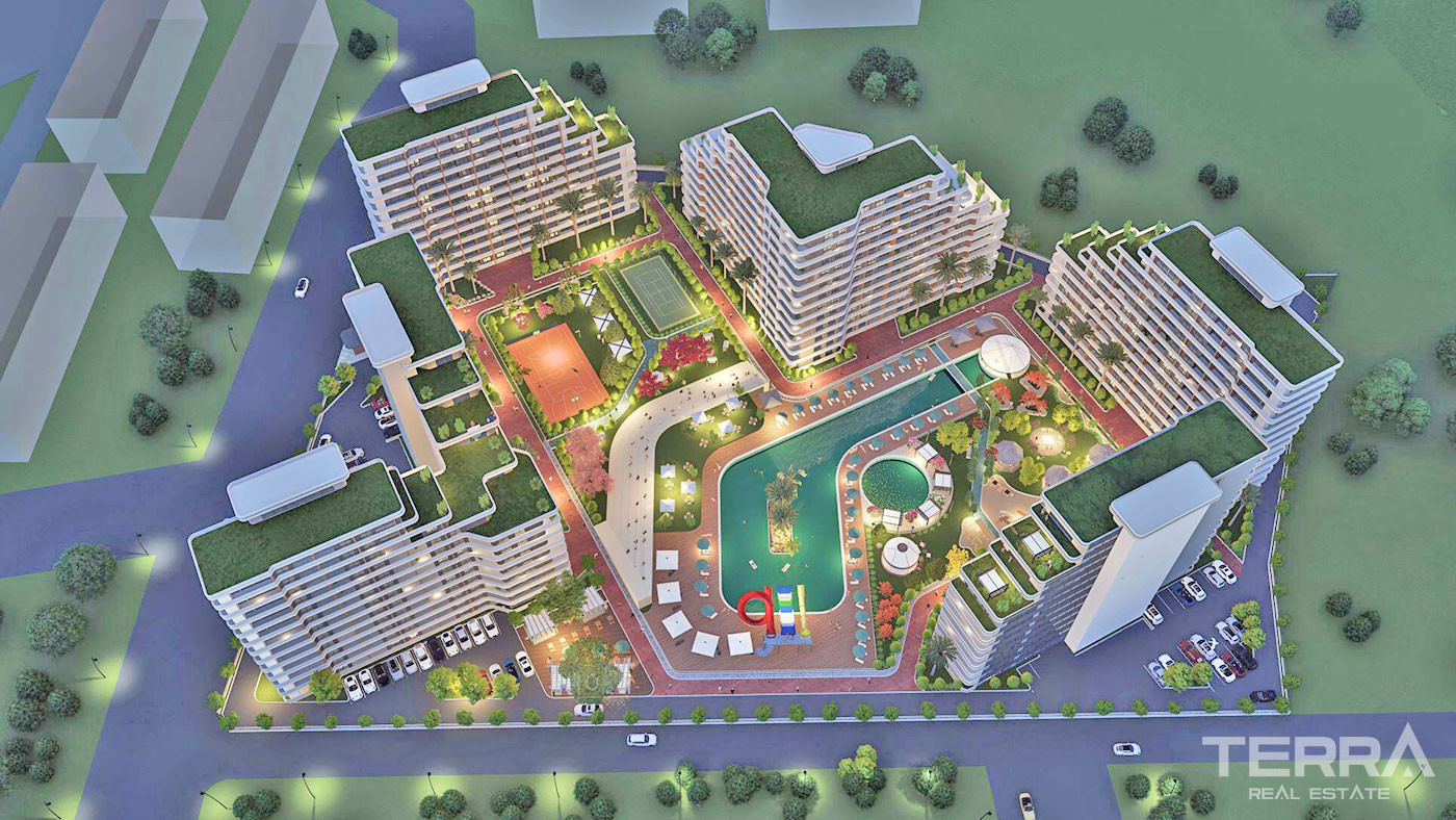 Affordable Sea View Apartments 550 m to the Beach in Mersin Tömük - 68993