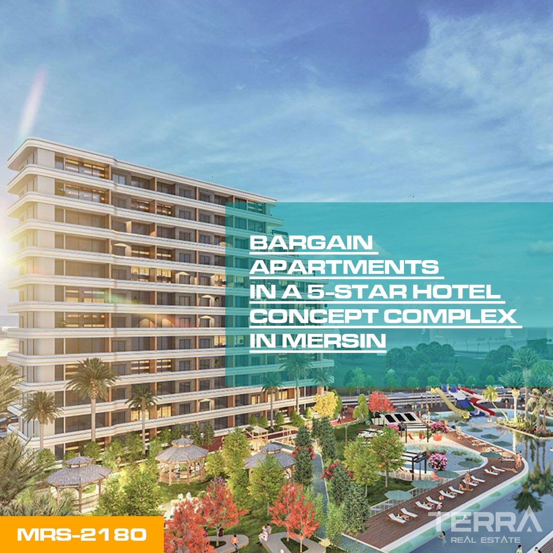 Affordable Sea View Apartments 550 m to the Beach in Mersin Tömük - 73113
