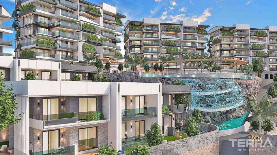 Comfortable Apartments Surrounded by Greenery in Alanya Kargıcak