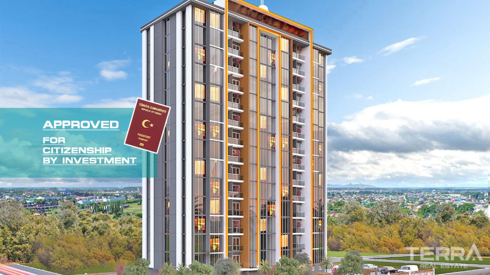 Citizenship Approved Apartments in Mersin, Mezitli with Sea View