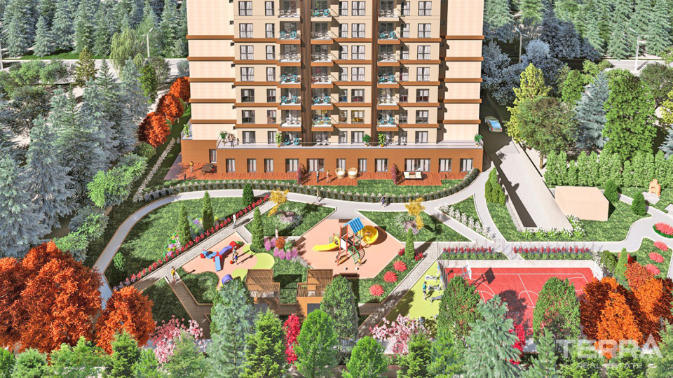 Family-Friendly Flats with Modern Design in Vera Yaşam, Istanbul, Eyüp