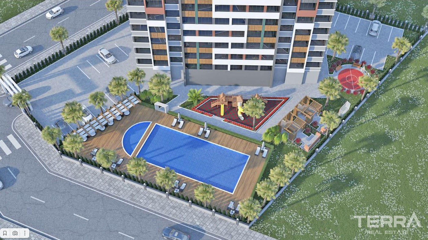 Excellent Rental Income from Bargain Apartments in Yenişehir, Mersin - 69387