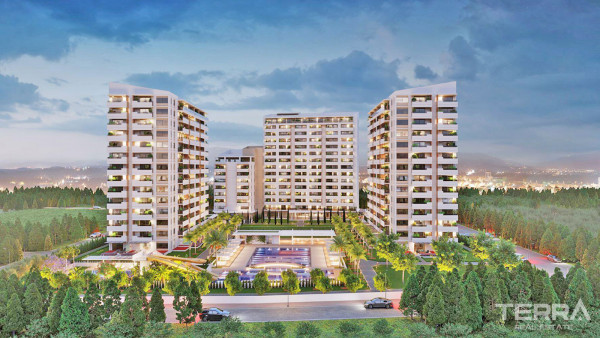 Piękne apartamenty przy plaży na sprzedaż w Tece, Mersin