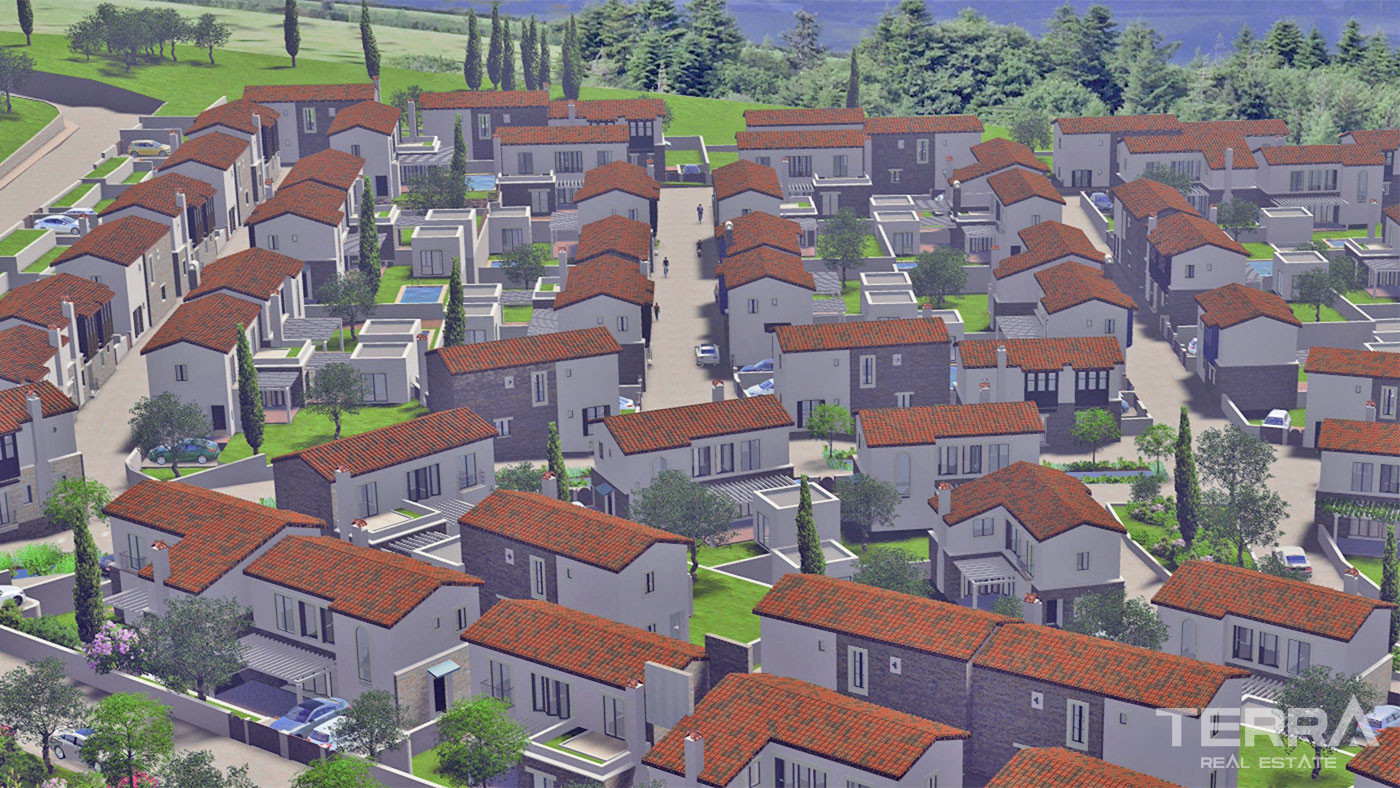 Wygodne wille w nowym kompleksie w pobliżu lotniska Bodrum w Milas - 69623