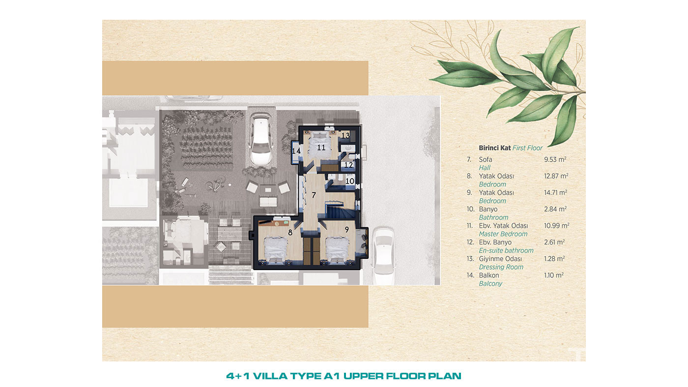 Wygodne wille w nowym kompleksie w pobliżu lotniska Bodrum w Milas - 69625
