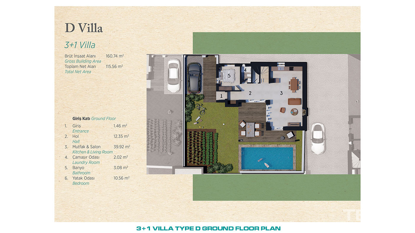 Wygodne wille w nowym kompleksie w pobliżu lotniska Bodrum w Milas - 69635