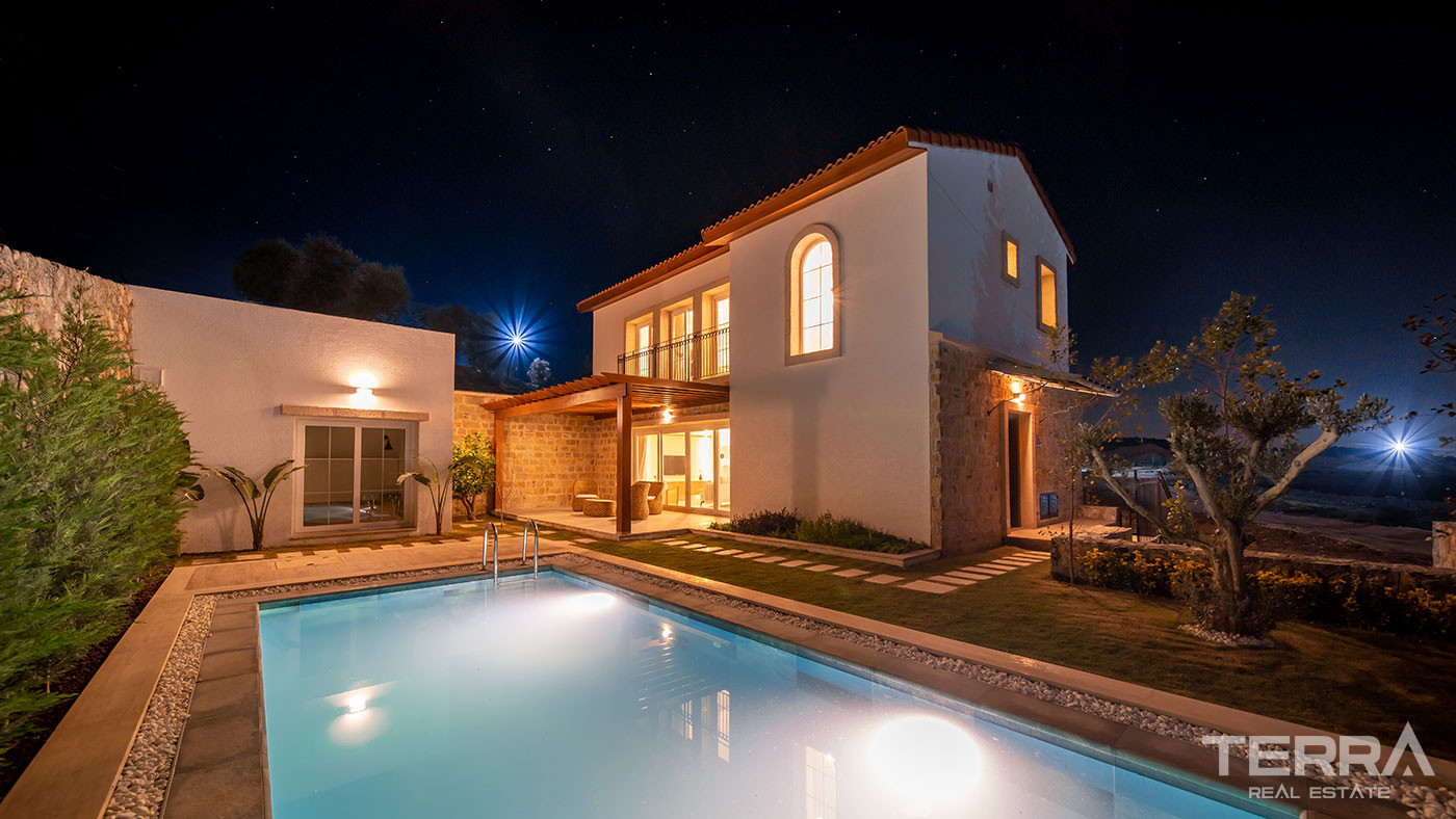 Wygodne wille w nowym kompleksie w pobliżu lotniska Bodrum w Milas - 77786