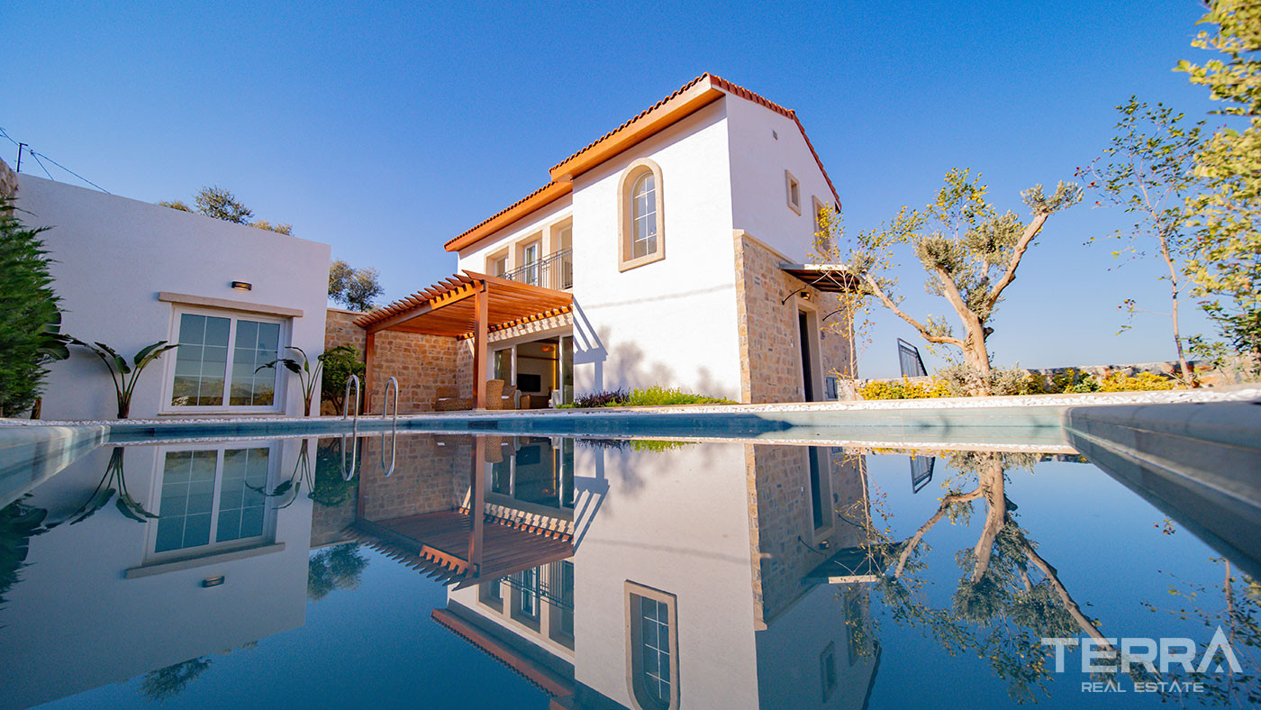 Wygodne wille w nowym kompleksie w pobliżu lotniska Bodrum w Milas - 77790