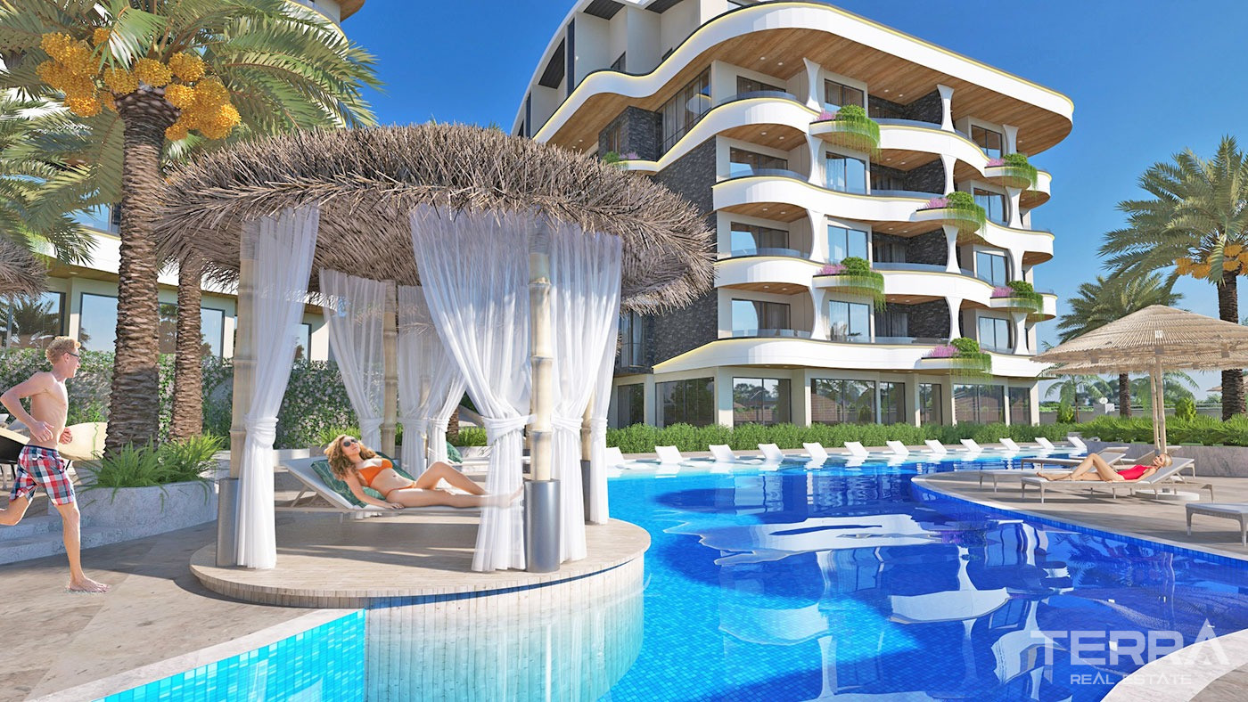Appartements de Charme Avec Prestations de Luxe à Alanya Oba - 69663