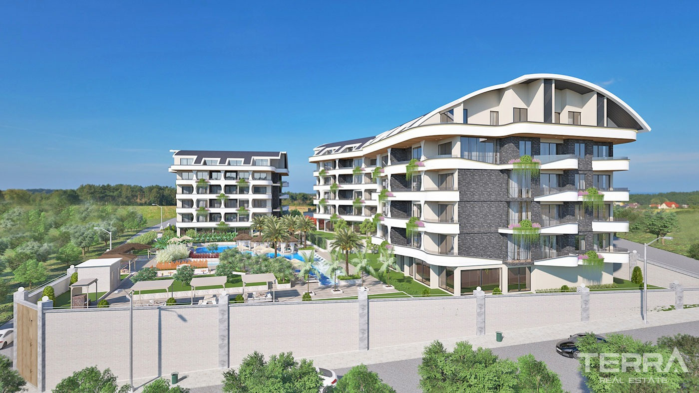 Appartements de Charme Avec Prestations de Luxe à Alanya Oba - 69666