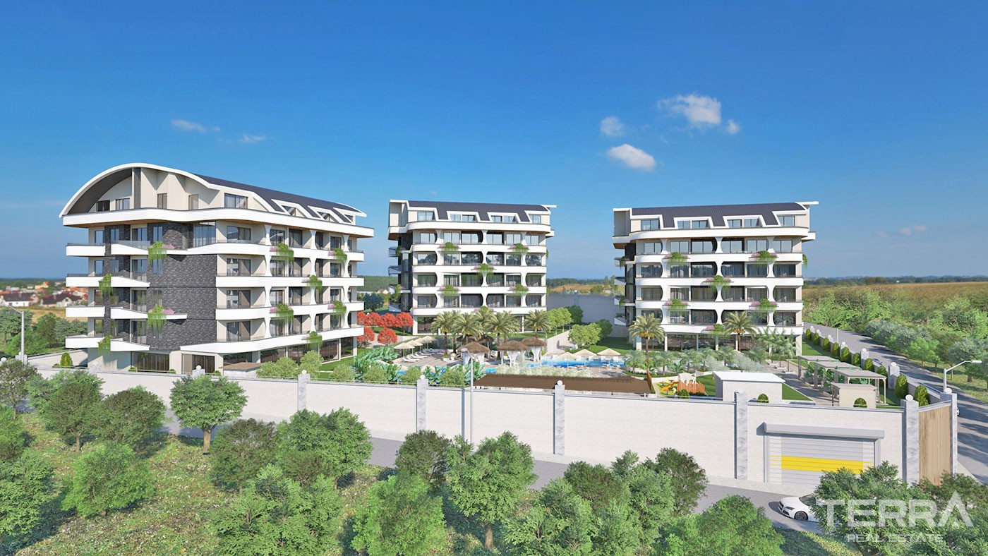 Appartements de Charme Avec Prestations de Luxe à Alanya Oba - 69672