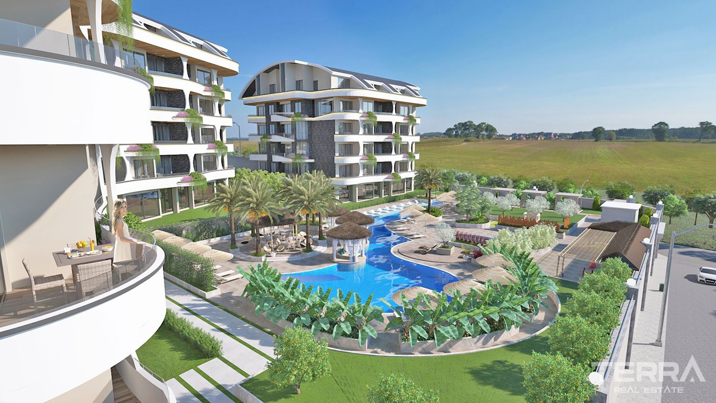 Appartements de Charme Avec Prestations de Luxe à Alanya Oba - 69673