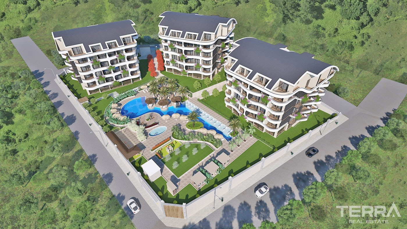 Appartements de Charme Avec Prestations de Luxe à Alanya Oba - 69676