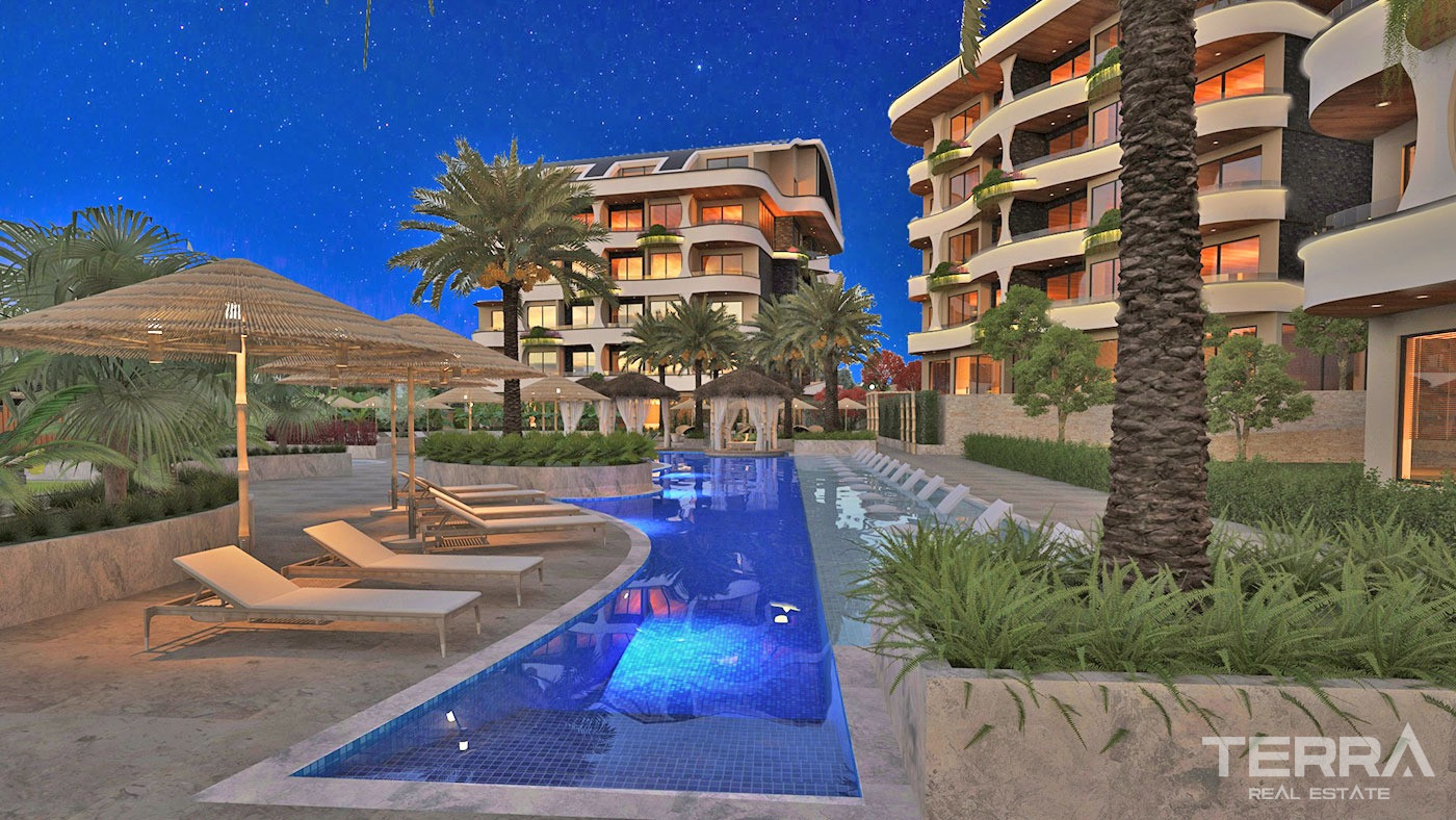 Appartements de Charme Avec Prestations de Luxe à Alanya Oba - 69678