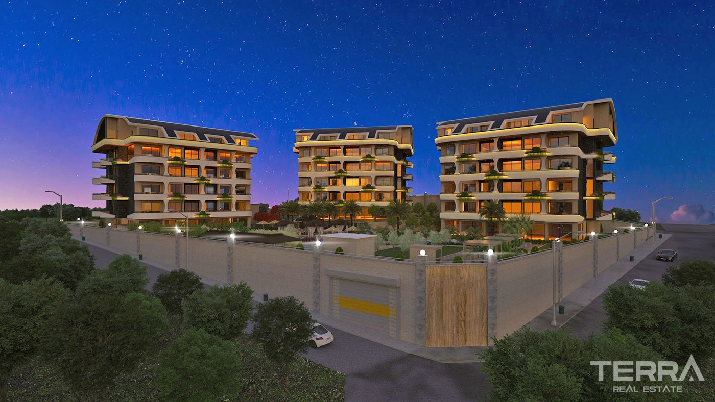 Appartements de Charme Avec Prestations de Luxe à Alanya Oba - 69683