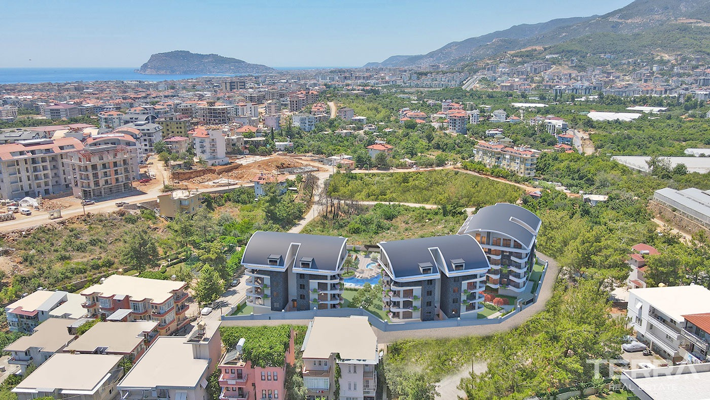 Appartements de Charme Avec Prestations de Luxe à Alanya Oba - 69686