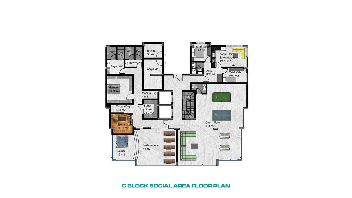 Appartements de Charme Avec Prestations de Luxe à Alanya Oba - 69687