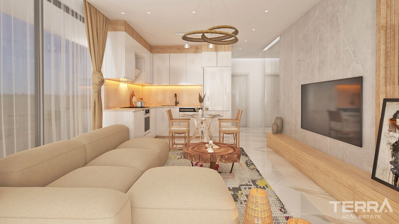 Appartements de Charme Avec Prestations de Luxe à Alanya Oba - 69700