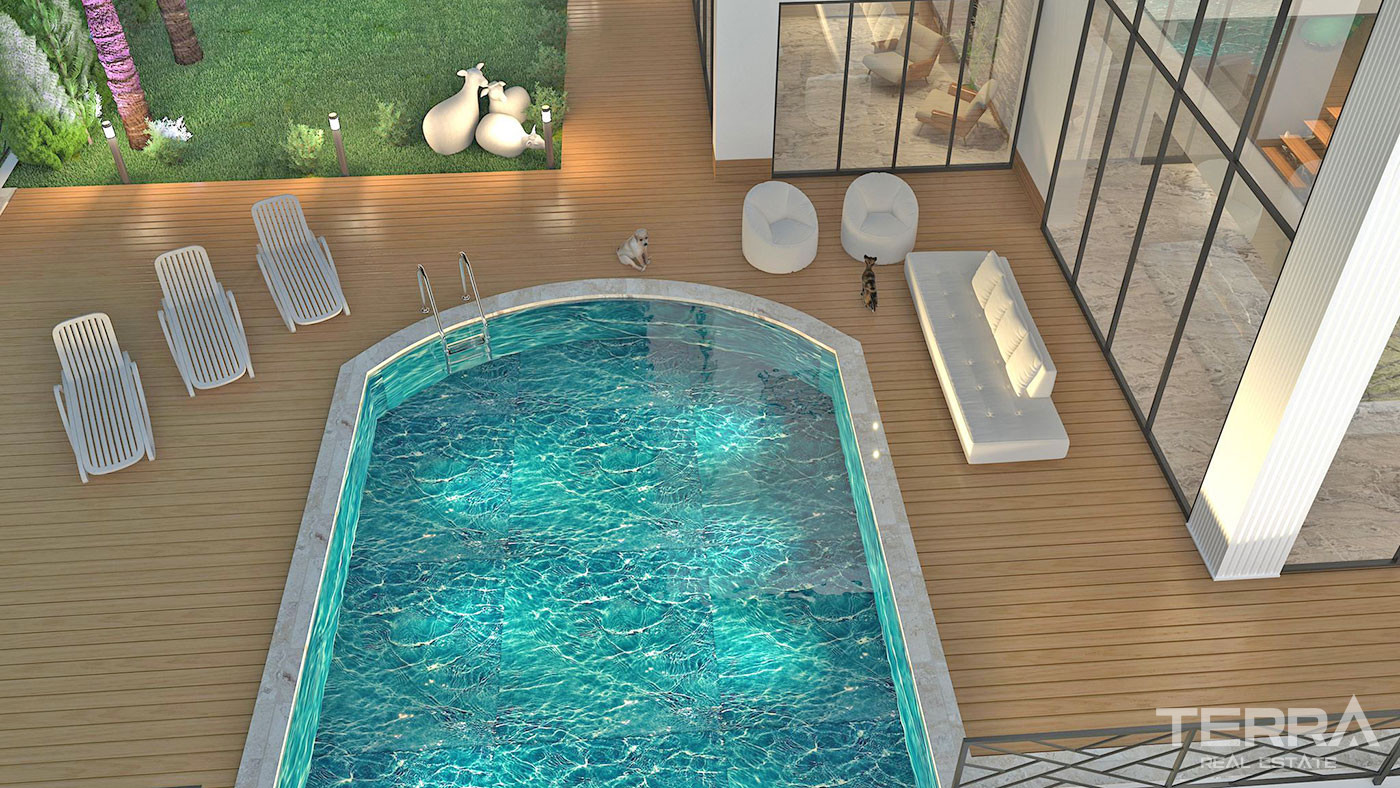 Private Living with Panoramic Sea View from Exclusive Villa in Alanya - 69847
