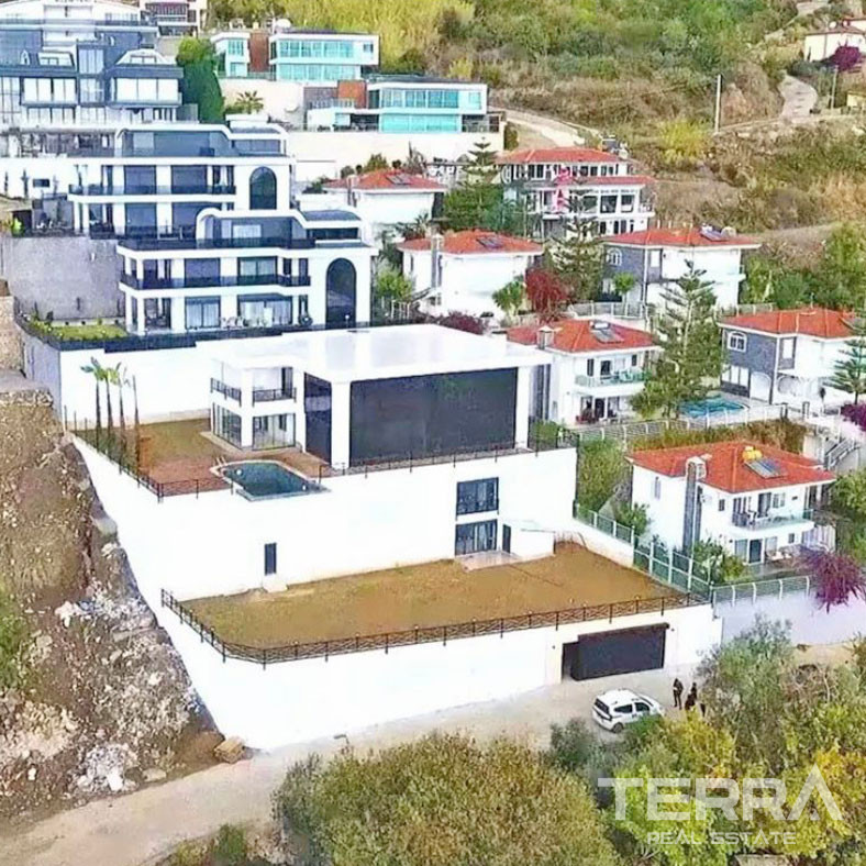 Private Living with Panoramic Sea View from Exclusive Villa in Alanya - 69859