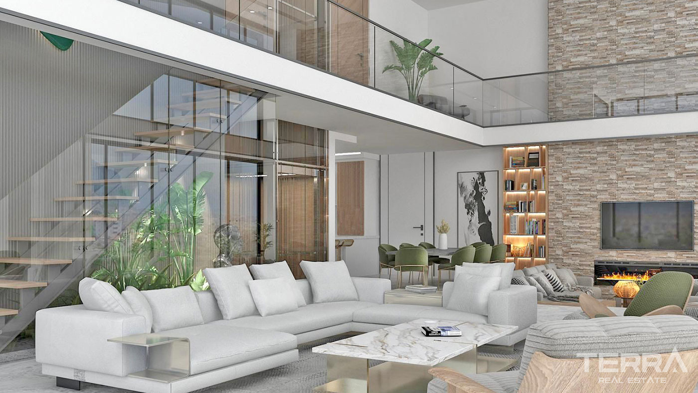 Private Living with Panoramic Sea View from Exclusive Villa in Alanya - 69867