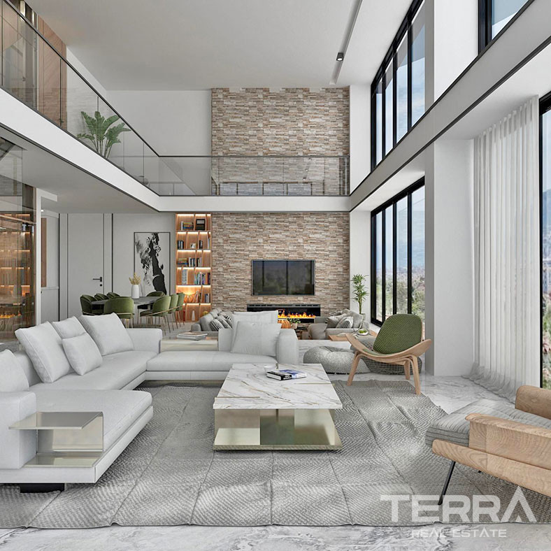 Private Living with Panoramic Sea View from Exclusive Villa in Alanya - 69873