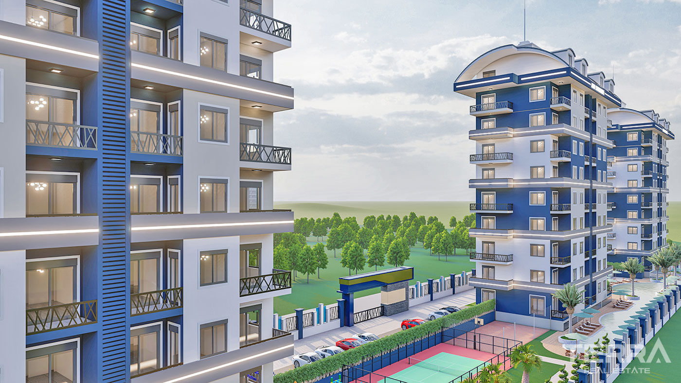 New Apartments Intertwined with the City and Nature in Alanya, Konaklı - 70503