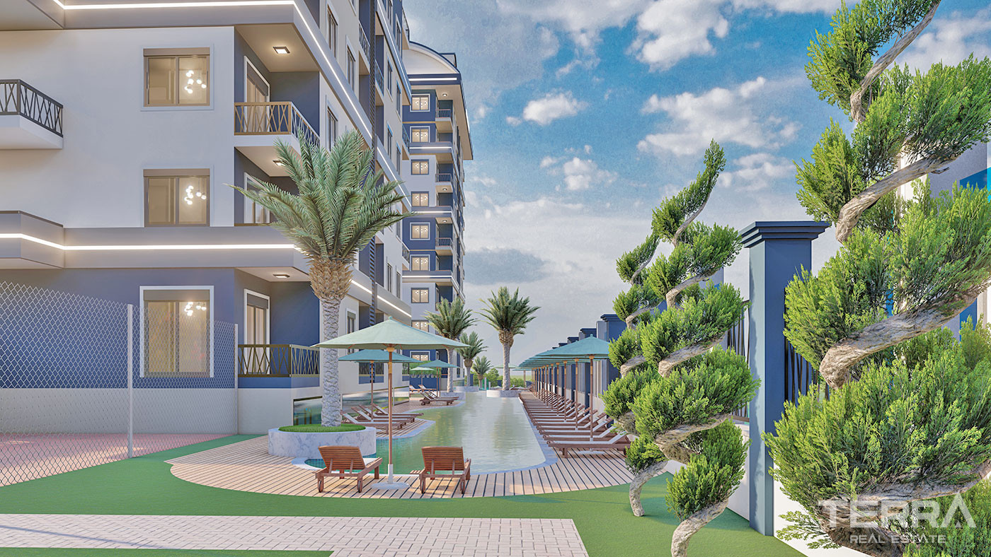 New Apartments Intertwined with the City and Nature in Alanya, Konaklı - 70505