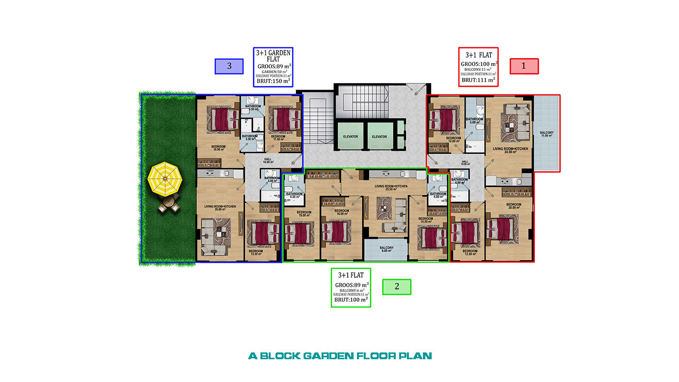 New Apartments Intertwined with the City and Nature in Alanya, Konaklı - 70520