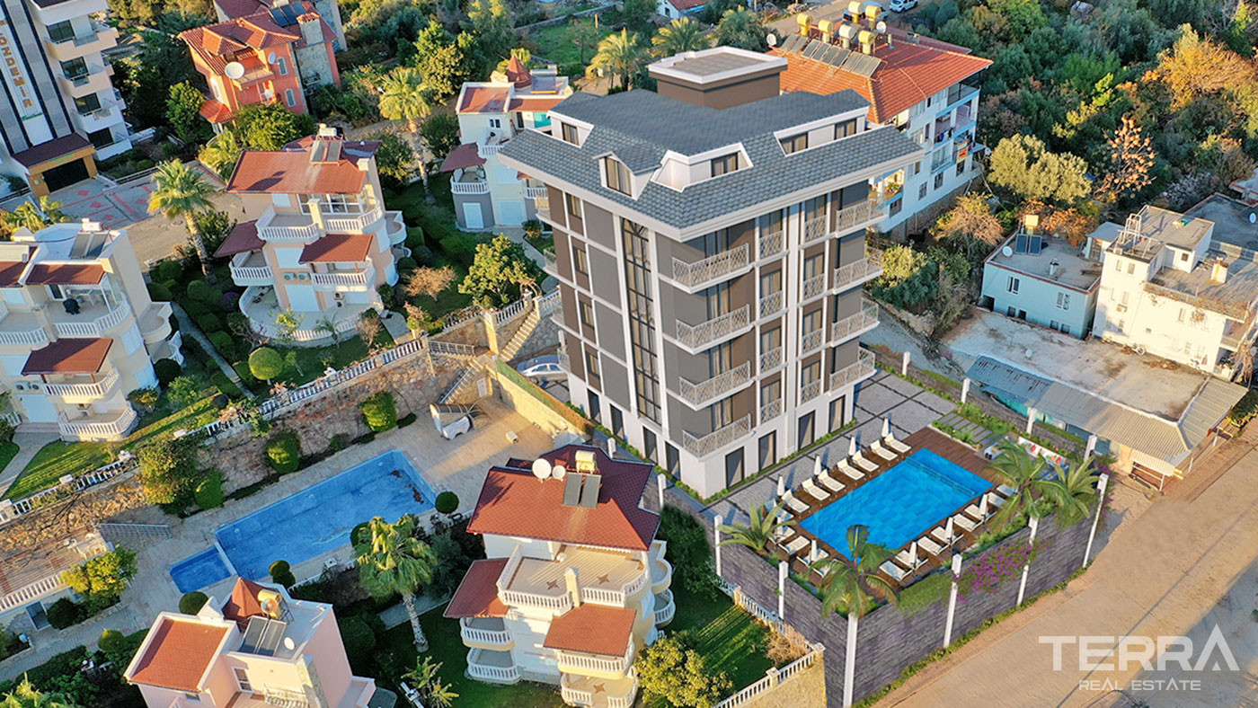 Well Located Luxury and Comfortable Apartments in Alanya, Kestel - 70119
