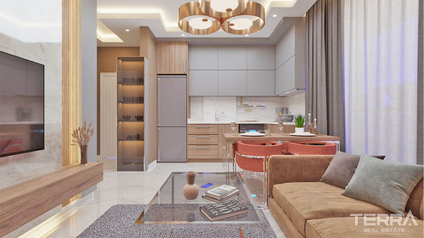 Well Located Luxury and Comfortable Apartments in Alanya, Kestel - 70127