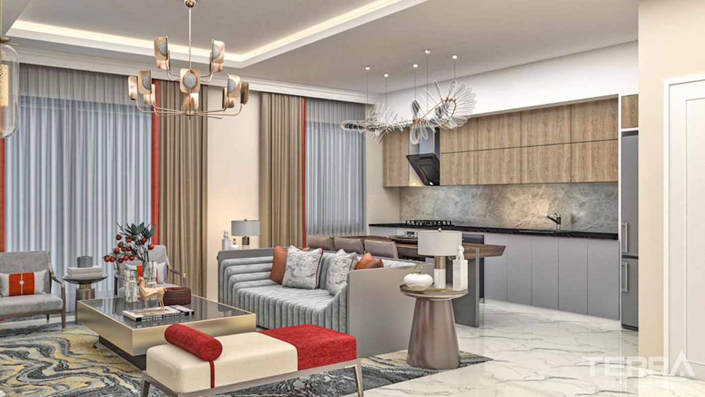 Well Located Luxury and Comfortable Apartments in Alanya, Kestel - 70132