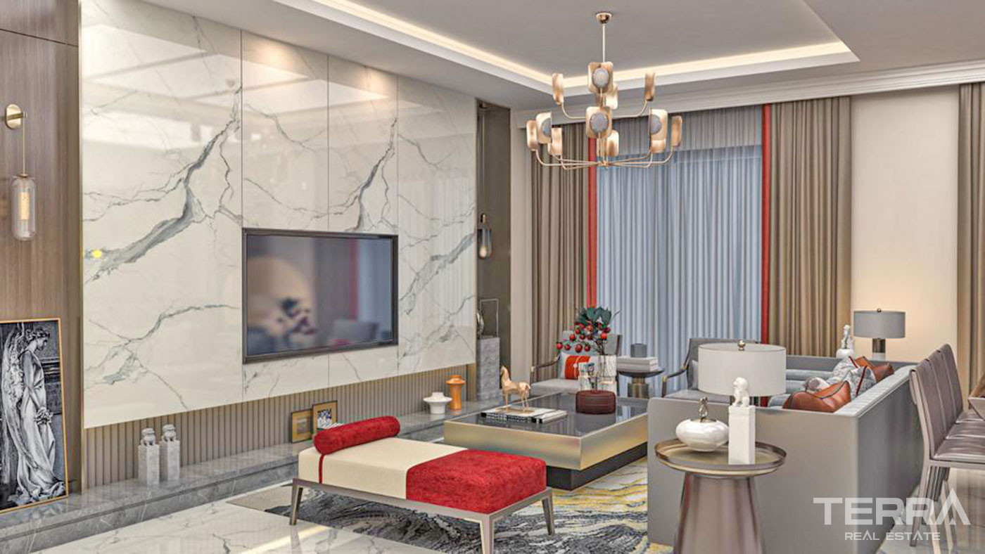 Well Located Luxury and Comfortable Apartments in Alanya, Kestel - 70136