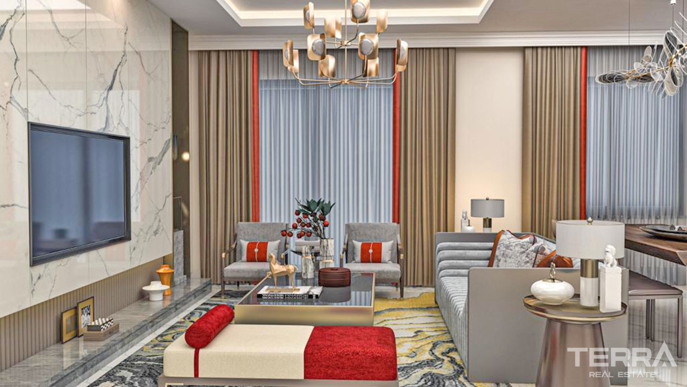 Well Located Luxury and Comfortable Apartments in Alanya, Kestel - 70137