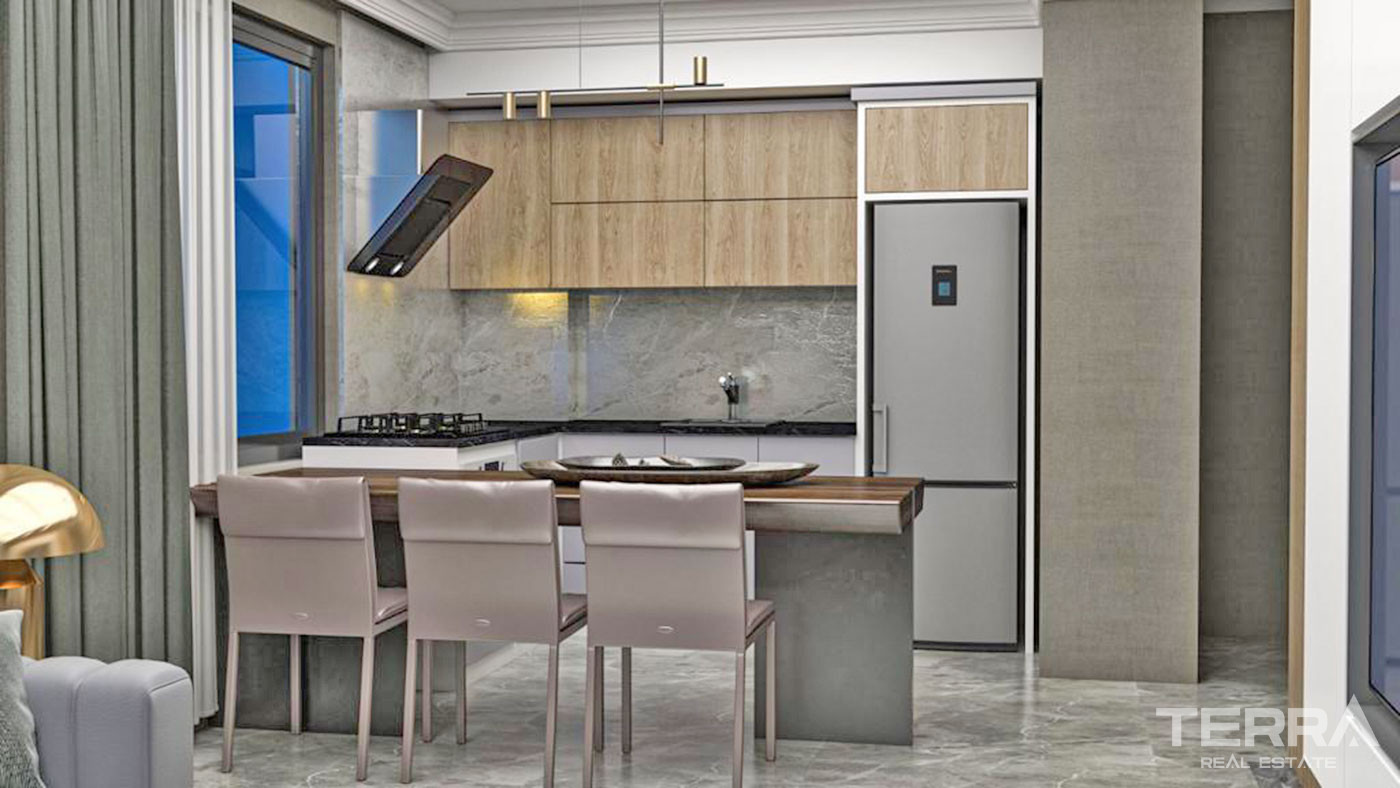 Well Located Luxury and Comfortable Apartments in Alanya, Kestel - 70138