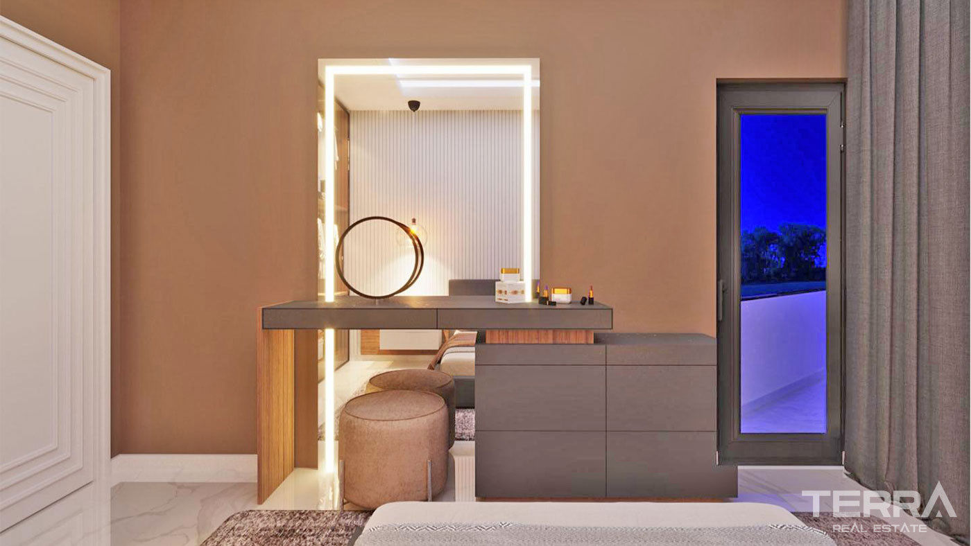 Well Located Luxury and Comfortable Apartments in Alanya, Kestel - 70141