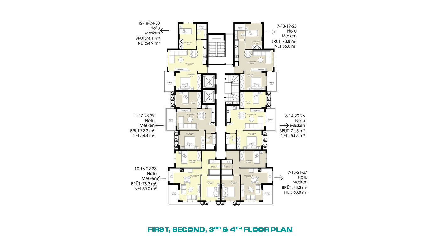 Center Alanya Apartments Combining Exclusive Design and City Life - 70196