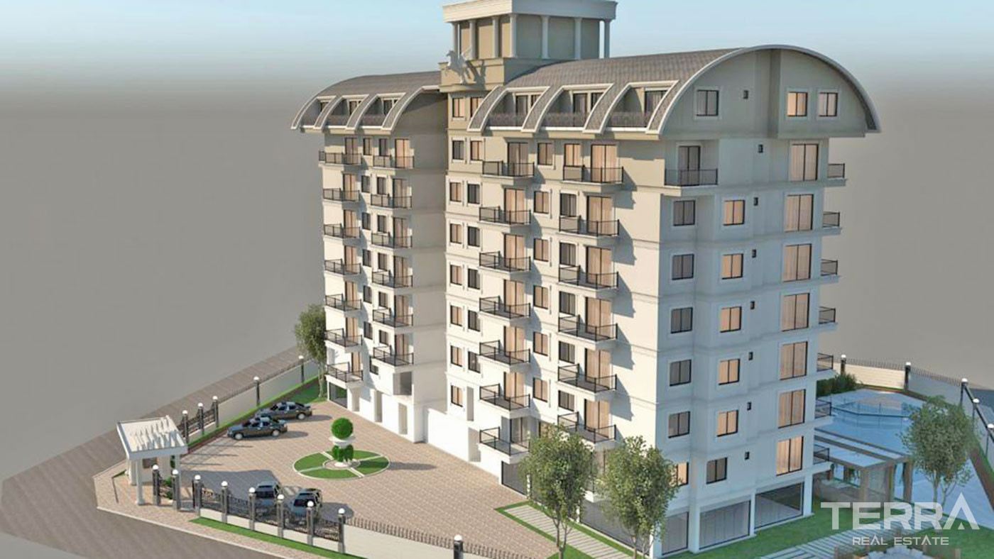Extensive Communal Features from Bargain Apartments in Gazipaşa - 70206