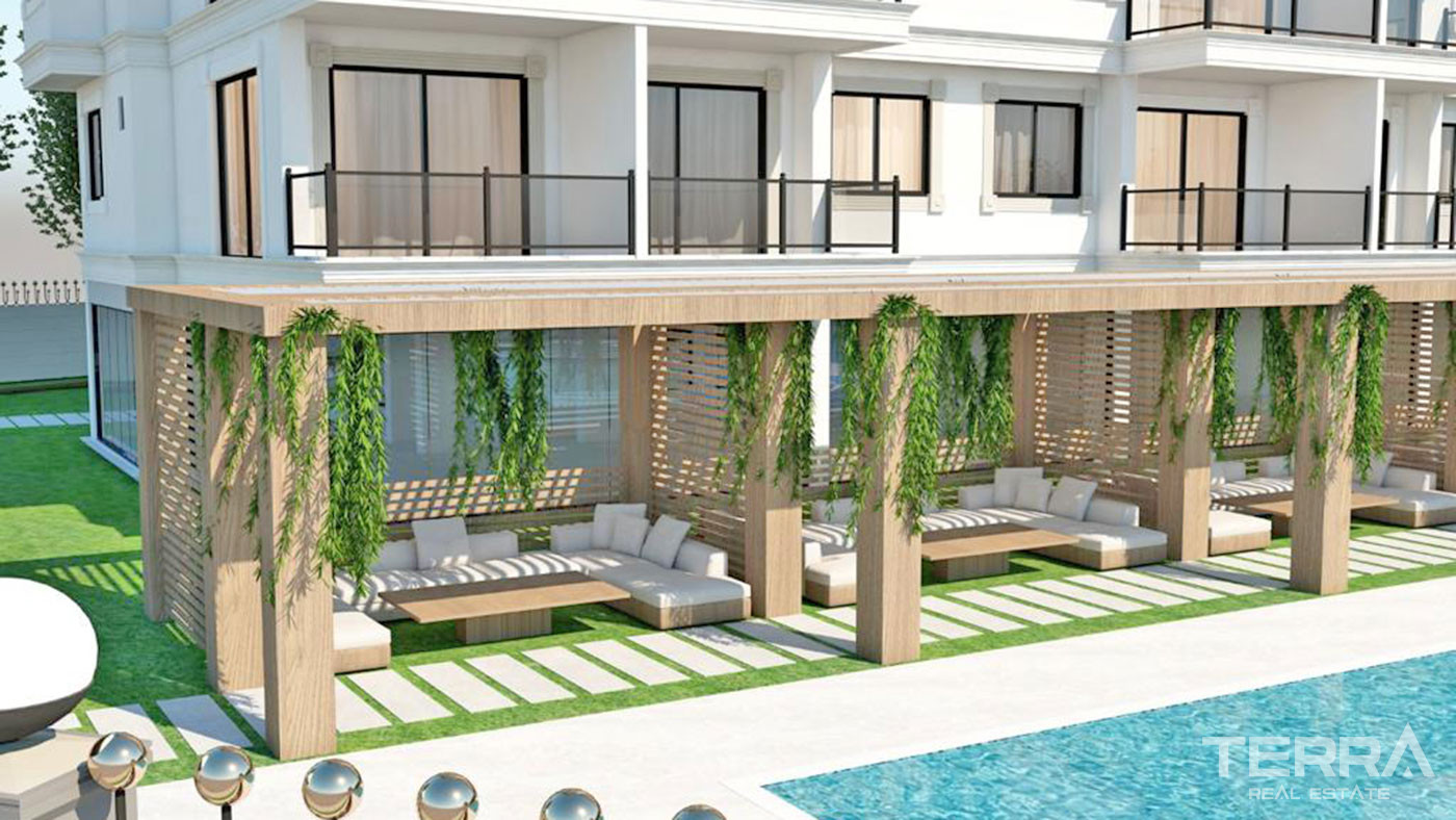 Extensive Communal Features from Bargain Apartments in Gazipaşa - 70207