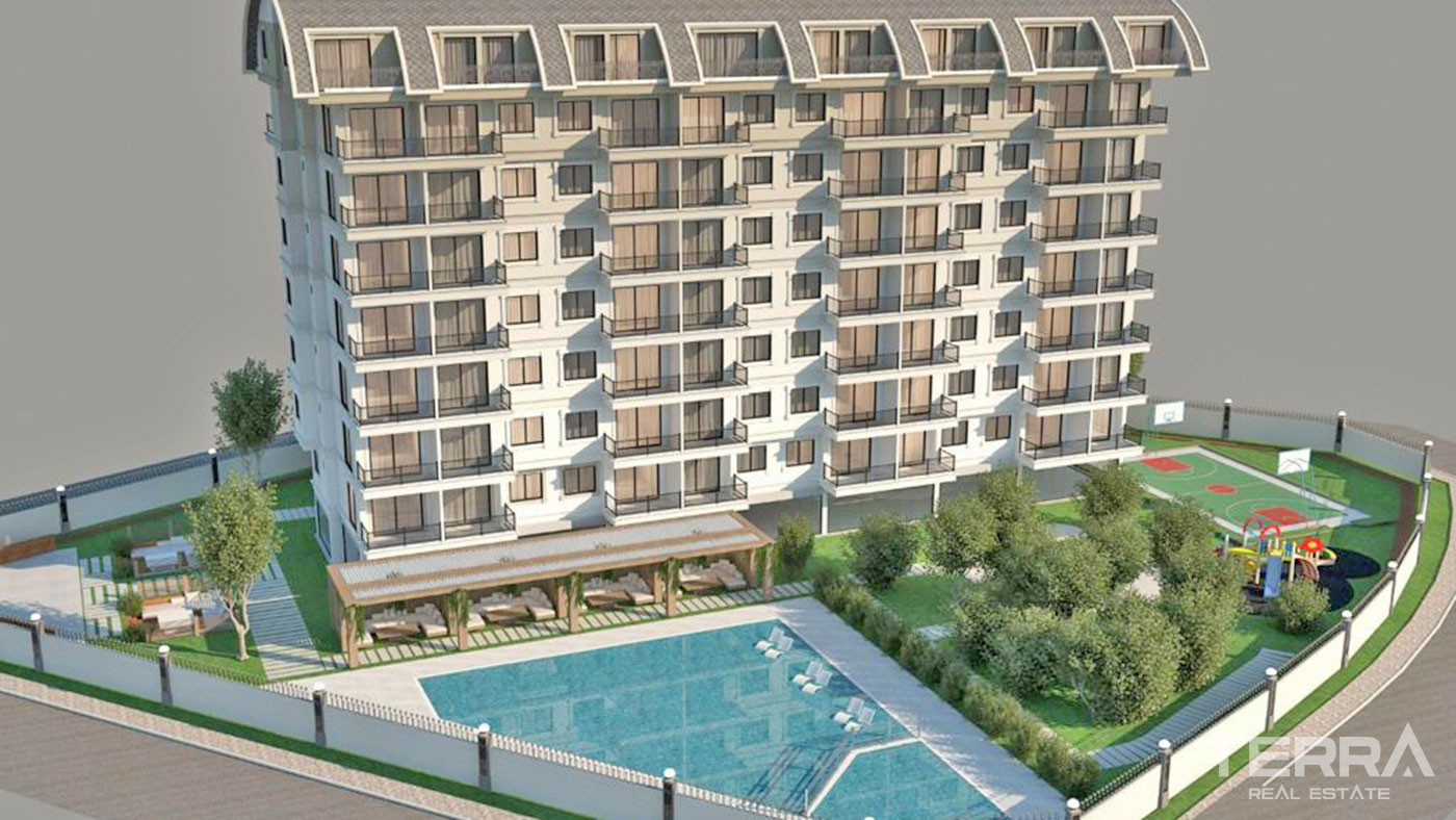Extensive Communal Features from Bargain Apartments in Gazipaşa - 70208