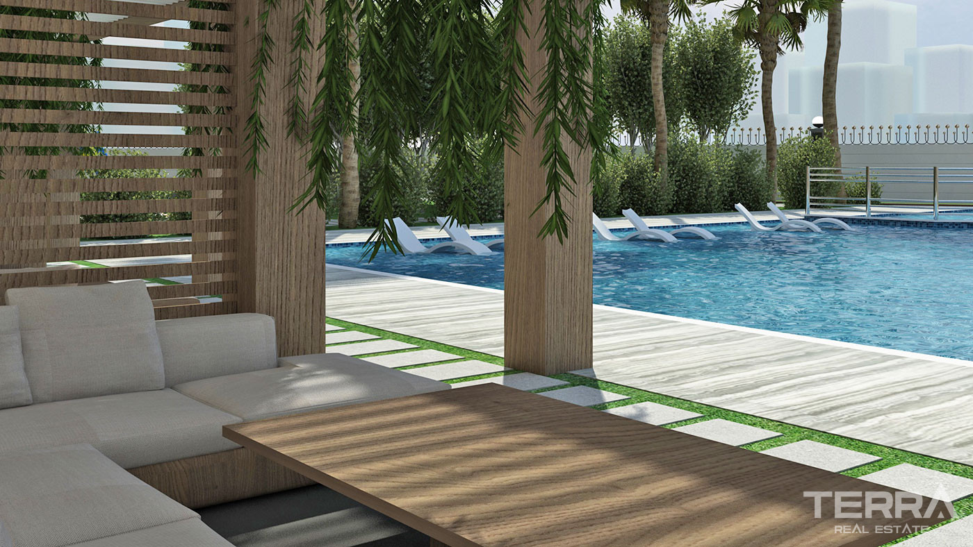 Extensive Communal Features from Bargain Apartments in Gazipaşa - 70213
