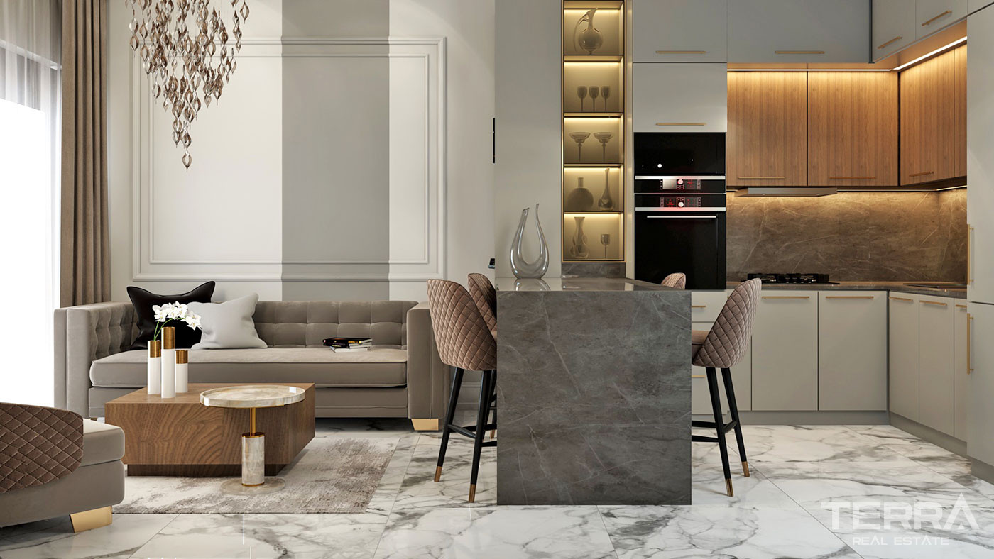 Extensive Communal Features from Bargain Apartments in Gazipaşa - 70220