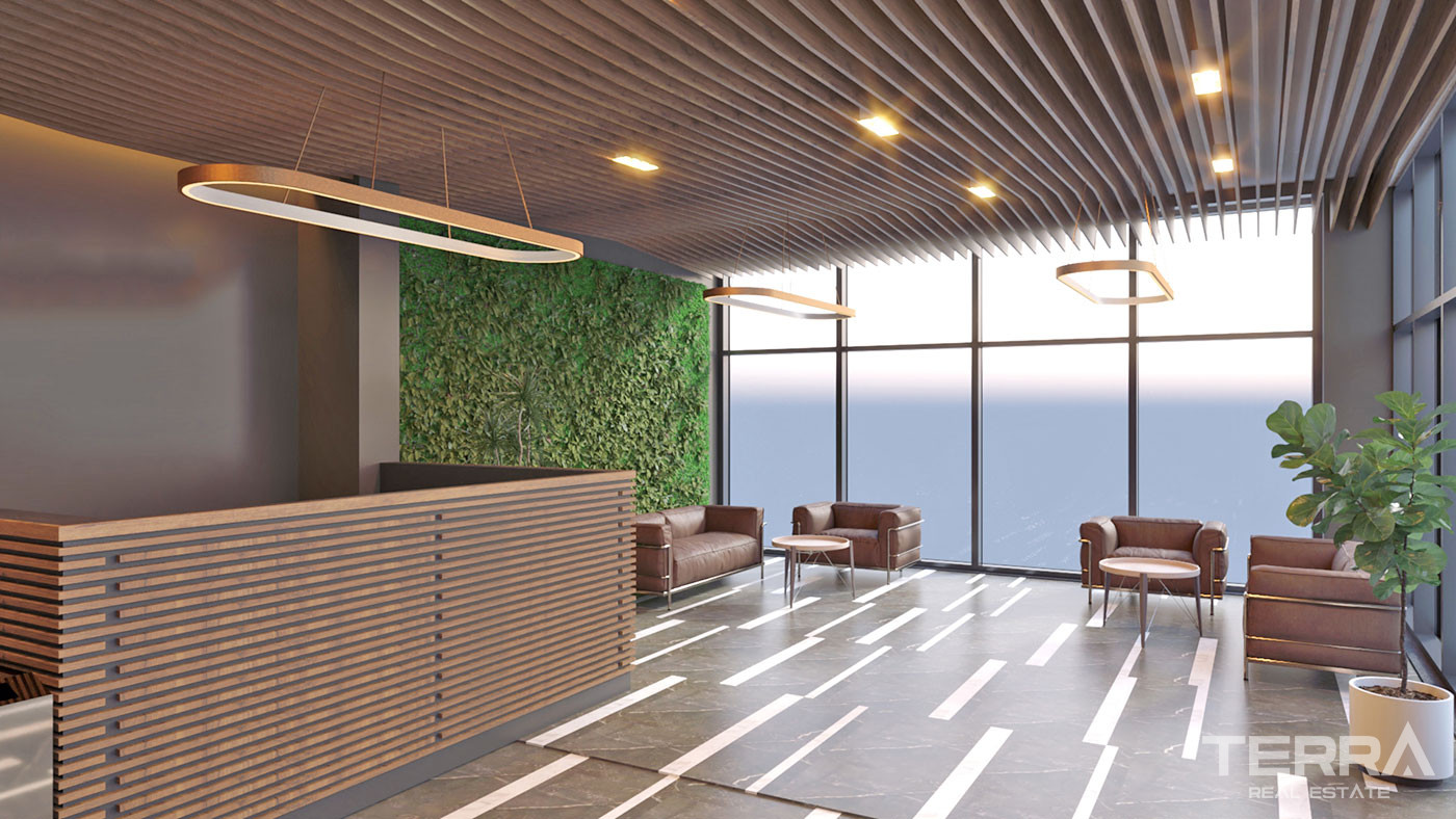 Alanya Flats in a Luxury Complex with Shopping Mall and Private Beach - 70291