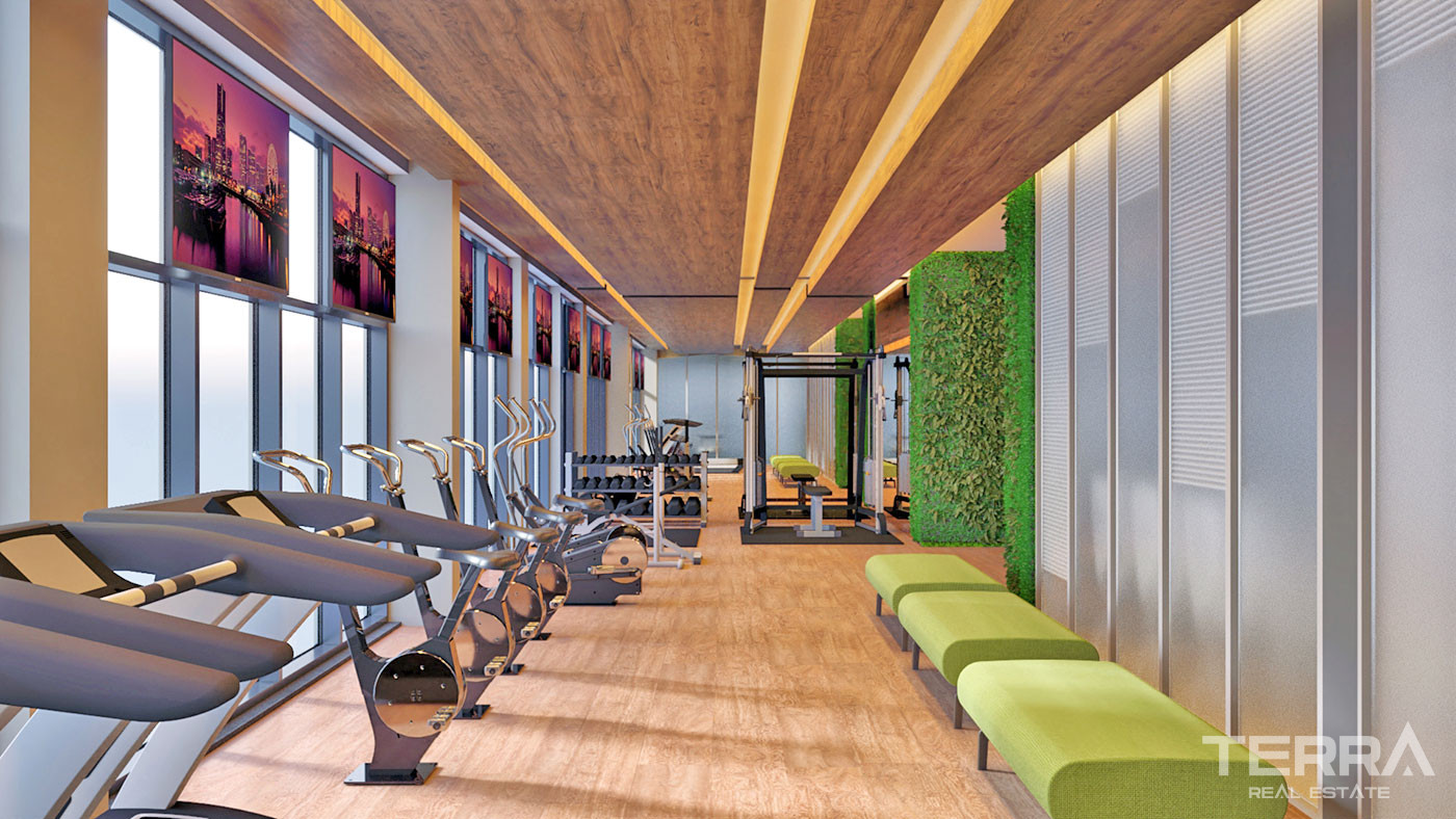 Alanya Flats in a Luxury Complex with Shopping Mall and Private Beach - 70293