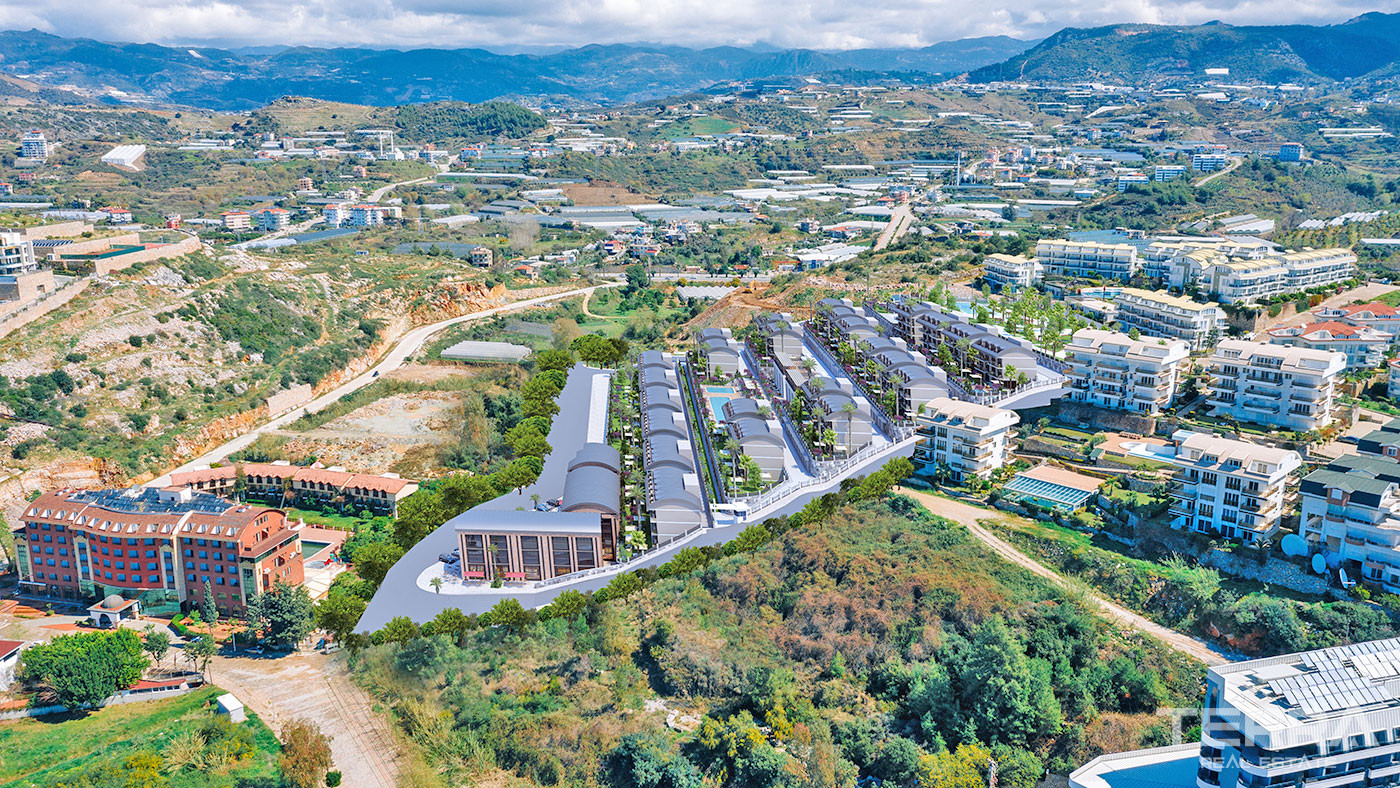 Alanya Flats in a Luxury Complex with Shopping Mall and Private Beach - 70299