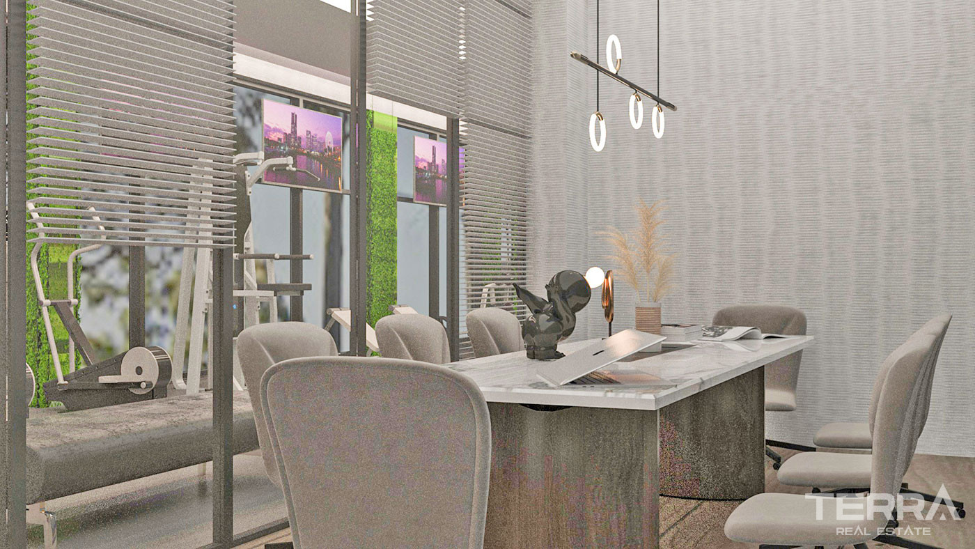 Alanya Flats in a Luxury Complex with Shopping Mall and Private Beach - 70317