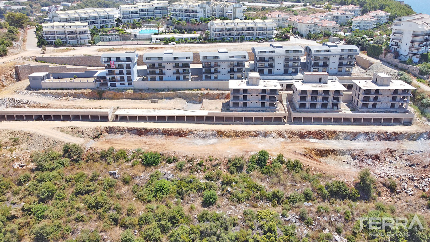 Alanya Flats in a Luxury Complex with Shopping Mall and Private Beach - 70322
